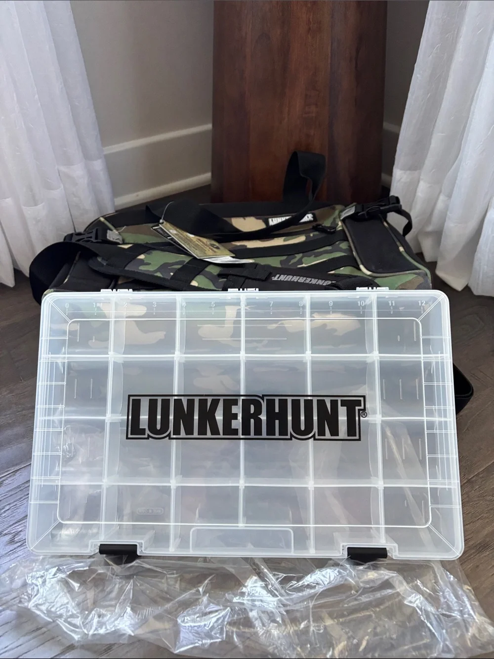 Lunkerhunt LTS AVJD Messenger Bag,tackle storage,Mossy Oak,Fishing water resist